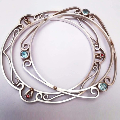 resize- 0010 Sterling-Silver-Gemstone-Bangles